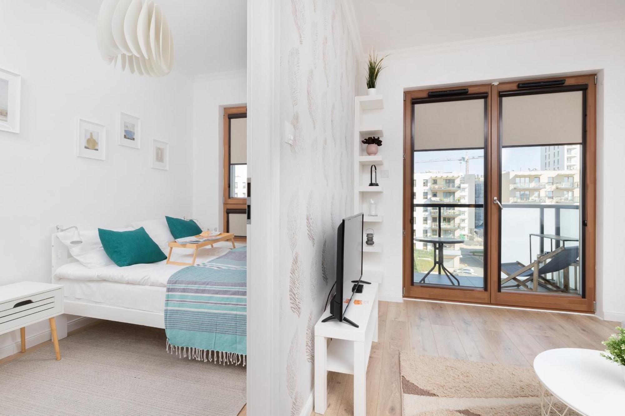 Starowiejska Apartment With Balcony Next To Arena Gdansk Stadium By Noclegi Renters Luaran gambar