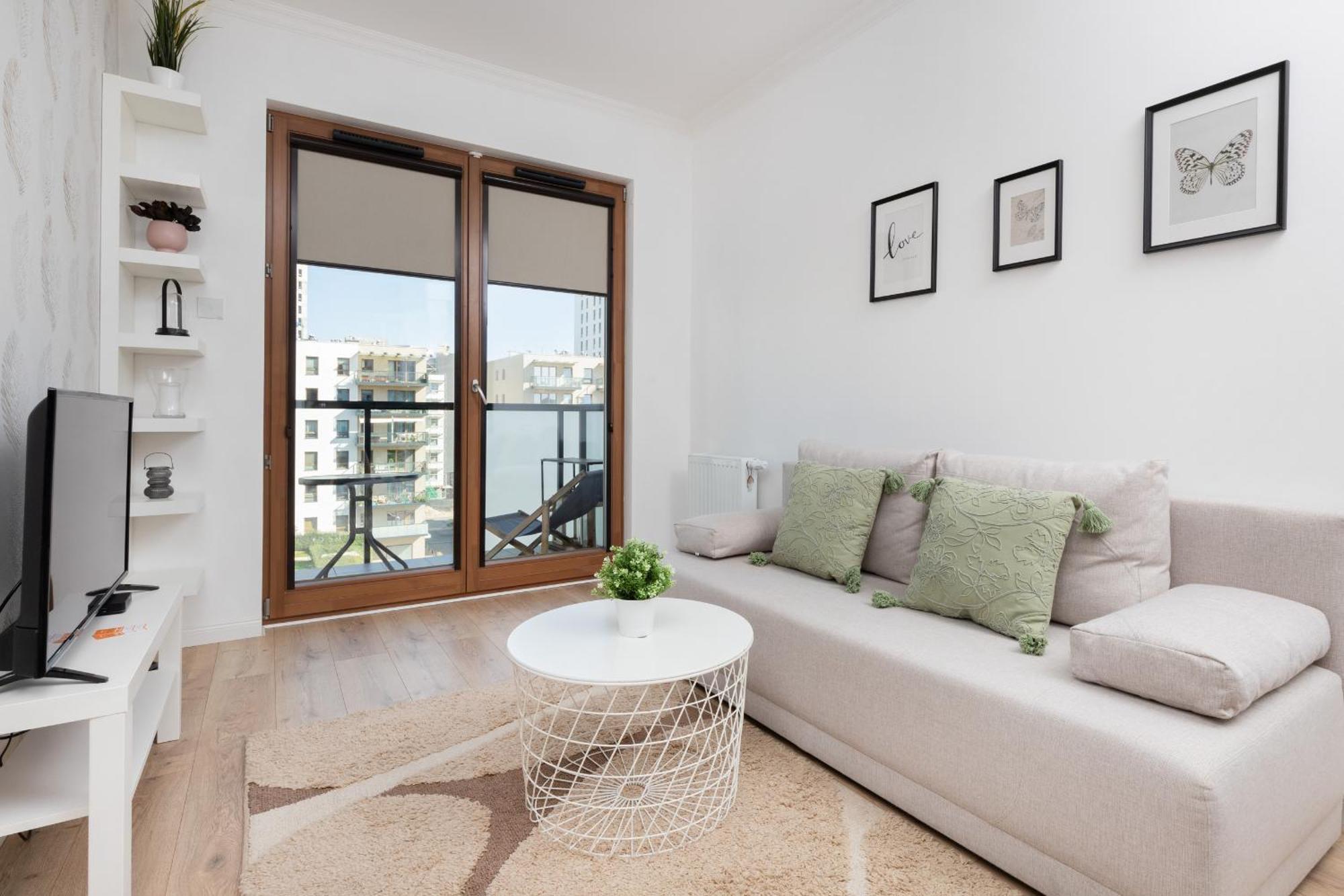 Starowiejska Apartment With Balcony Next To Arena Gdansk Stadium By Noclegi Renters Luaran gambar